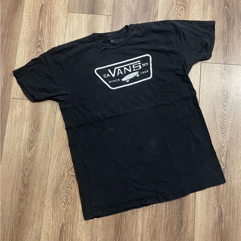 Vans Short Sleeve Shirt Black Large